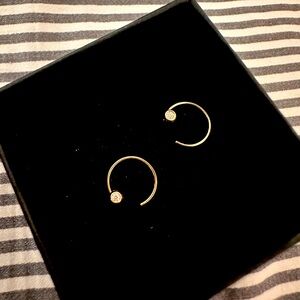 *never worn* Catbird Diamond Ear Nut Earring, Yellow Gold Jack + G